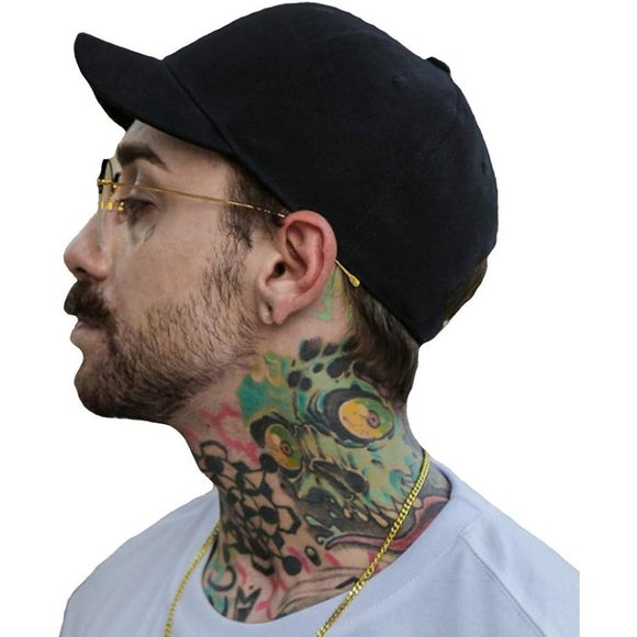 Man Black Anti Sweat Sunscreen Trucker Cap - Picture 2 of 7